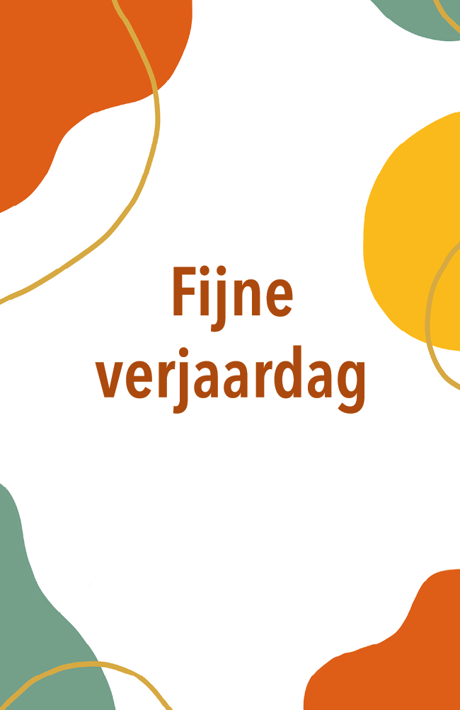 Fijne Verjaardag