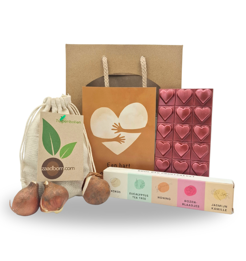 Hart onder de riem, inc. wenskaart - Giftbag