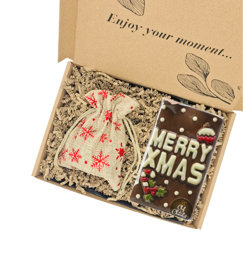 Kerst Tulpen & Choco Merry X Mas