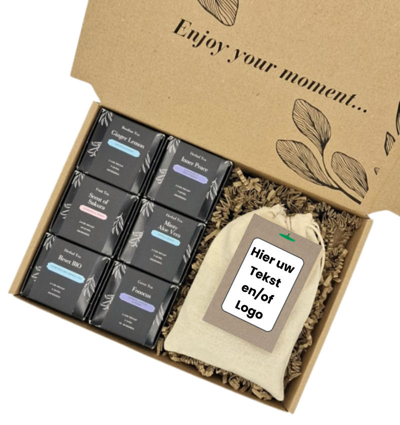 Zen Tea & Tulpenbox - Eigen Ontwerp Logo / Tekst