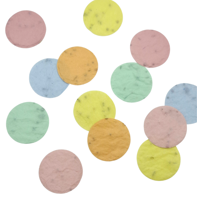 Groeipapier Confetti Rond - Bulk